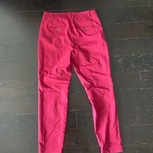 Red trousers/pants